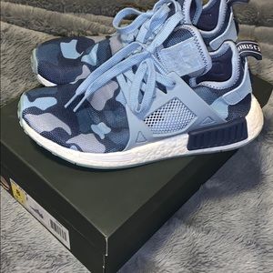 Adidas NMD blue camo (original box included)